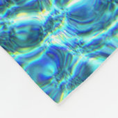 Falln Shimmering Water Fleece Deken (Hoek)