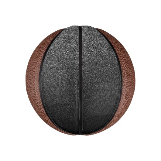 Falln Silver en Black Glitter Gradient Basketbal (Verticaal)