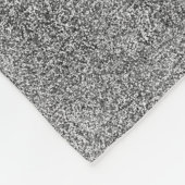 Falln Silver en Black Glitter Gradient Fleece Deken (Hoek)
