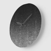 Falln Silver en Black Glitter Gradient Grote Klok (Hoek)