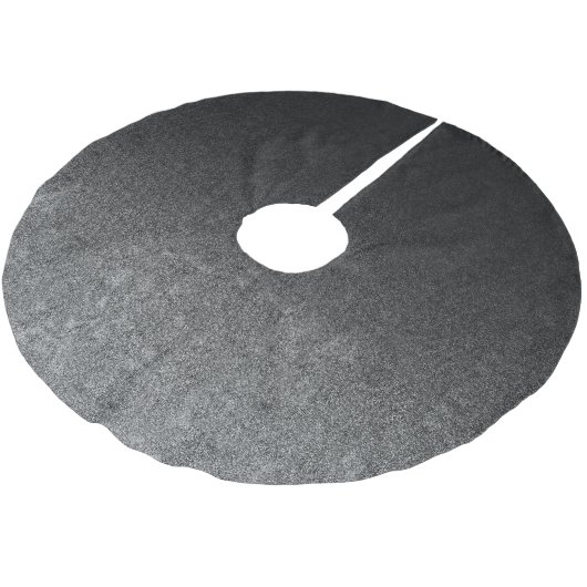 Falln Silver en Black Glitter Gradient Kerstboom Rok (Gekanteld)