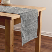 Falln Silver en Black Glitter Gradient Korte Tafelloper (Voorbeeld)