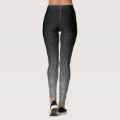 Falln Silver en Black Glitter Gradient Leggings (Achterkant)