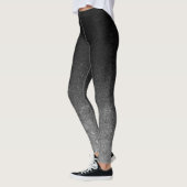 Falln Silver en Black Glitter Gradient Leggings (Links)