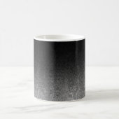 Falln Silver en Black Glitter Gradient Magische Mok (Center)