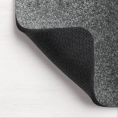 Falln Silver en Black Glitter Gradient Muismat (Hoek)