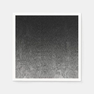 Falln Silver en Black Glitter Gradient Servetten