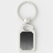 Falln Silver en Black Glitter Gradient Sleutelhanger (Voorkant)