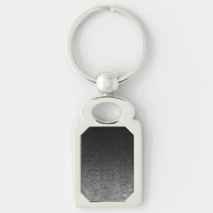 Falln Silver en Black Glitter Gradient Sleutelhanger