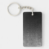 Falln Silver en Black Glitter Gradient Sleutelhanger (Voorkant)