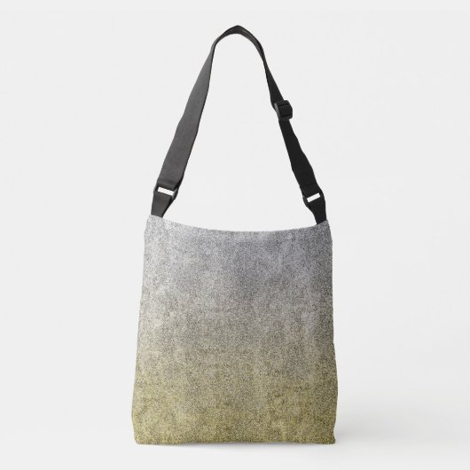 Falln Silver & Gold Glitter Gradient Crossbody Tas (Voorkant)