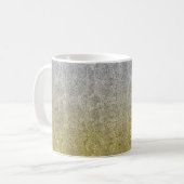 Falln Silver & Gold Glitter Gradient Koffiemok (Voorkant links)