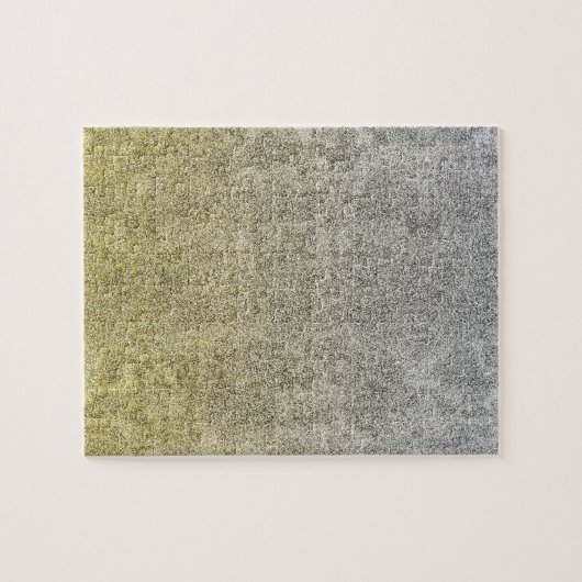 Falln Silver & Gold Glitter Gradient Legpuzzel (Horizontaal)