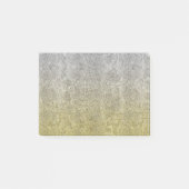 Falln Silver & Gold Glitter Gradient Post-it® Notes (Voorkant)