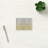 Falln Silver & Gold Glitter Gradient Post-it® Notes (Kantoor)