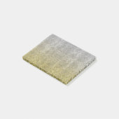 Falln Silver & Gold Glitter Gradient Post-it® Notes (Schuin)