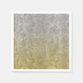 Falln Silver & Gold Glitter Gradient Servet (Voorkant)