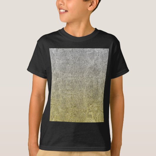 Falln Silver & Gold Glitter Gradient T-shirt (Voorkant)