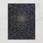 Falln Spider Zijde Sterren Briefkaart (Voorkant)