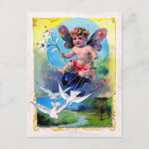 Falln Spring Time Fairy Briefkaart