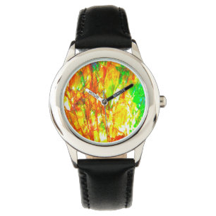 Falln Sunset Ammolite Horloge
