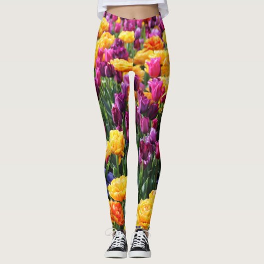Falln Sunset Floral Leggings (Voorkant)