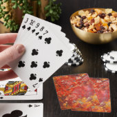 Falln Sunset Splatter Stones Pokerkaarten (Insitu)