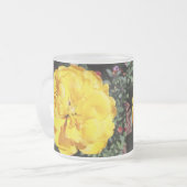Falln Sunshine Floral Matglas Koffiemok (Voorkant links)