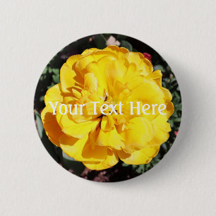 Falln Sunshine Floral Ronde Button 5,7 Cm