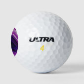 Falln Swirled Paars Geode Golfballen (Logo)