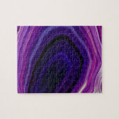 Falln Swirled Paars Geode Legpuzzel (Horizontaal)