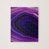 Falln Swirled Paars Geode Legpuzzel (Verticaal)