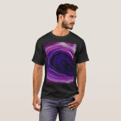 Falln Swirled Paars Geode T-shirt (Voorkant volledig)