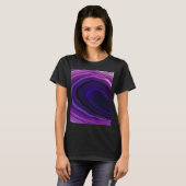 Falln Swirled Paars Geode T-shirt (Voorkant volledig)