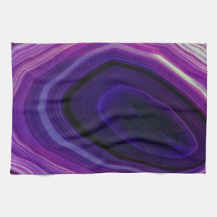 Falln Swirled Paars Geode Theedoek