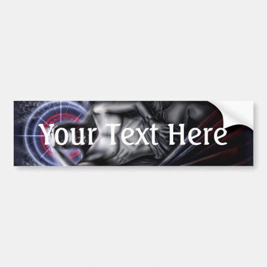 Falln sympathie voor de duivel bumpersticker (Voorkant)