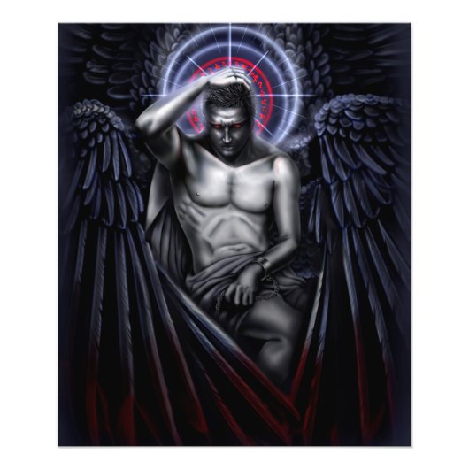 Falln sympathie voor de duivel foto afdruk (Voorkant)