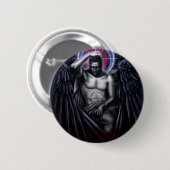 Falln sympathie voor de duivel ronde button 5,7 cm (Voorkant /achterkant)
