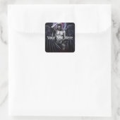 Falln sympathie voor de duivel vierkante sticker (Tas)