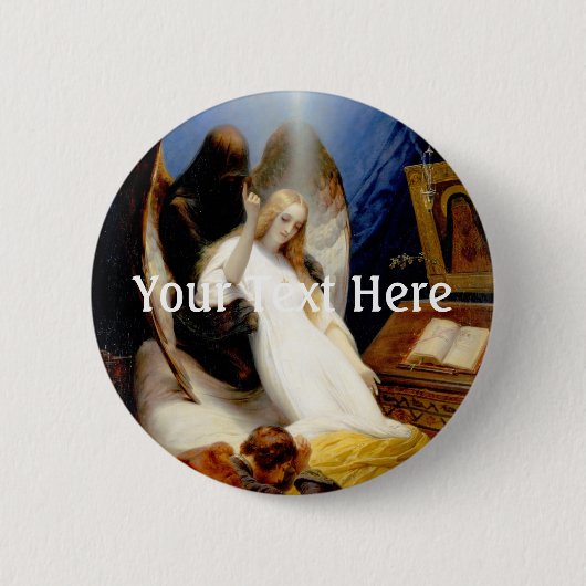 Falln The Angel of Death Ronde Button 5,7 Cm (Voorkant)