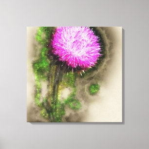 Falln Thistle Magic Canvas Afdruk