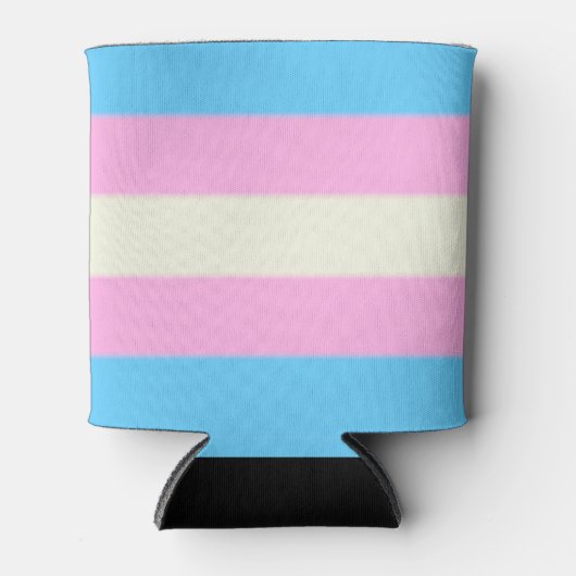Falln Transgender Pride Flag Blikjeskoeler (Voorkant)