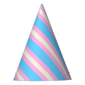 Falln Transgender Pride Flag Feesthoedjes (Voorkant)