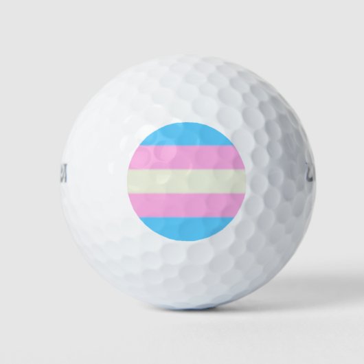Falln Transgender Pride Flag Golfballen (Voorkant)