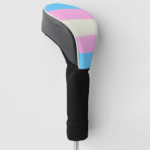 Falln Transgender Pride Flag Golfheadcover (Schuin)