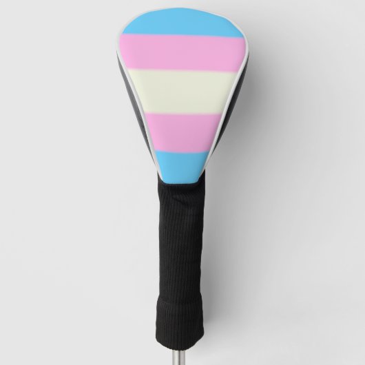 Falln Transgender Pride Flag Golfheadcover (Voorkant)