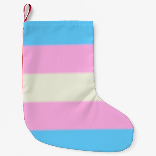 Falln Transgender Pride Flag Kleine Kerstsok (Voorkant)
