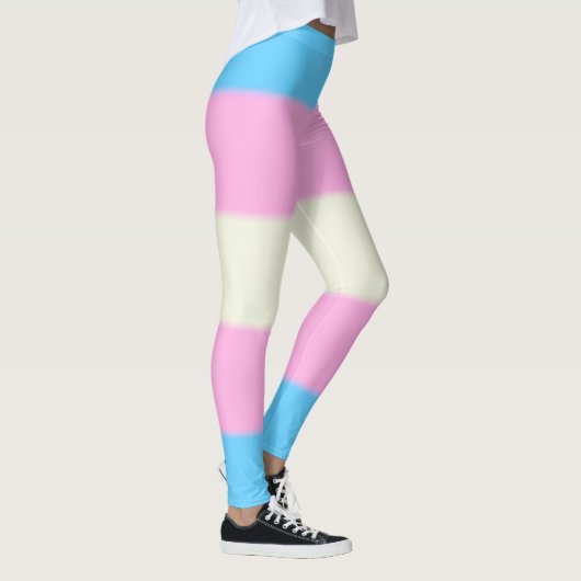 Falln Transgender Pride Flag Leggings (Rechts)
