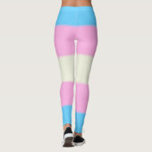 Falln Transgender Pride Flag Leggings (Achterkant)