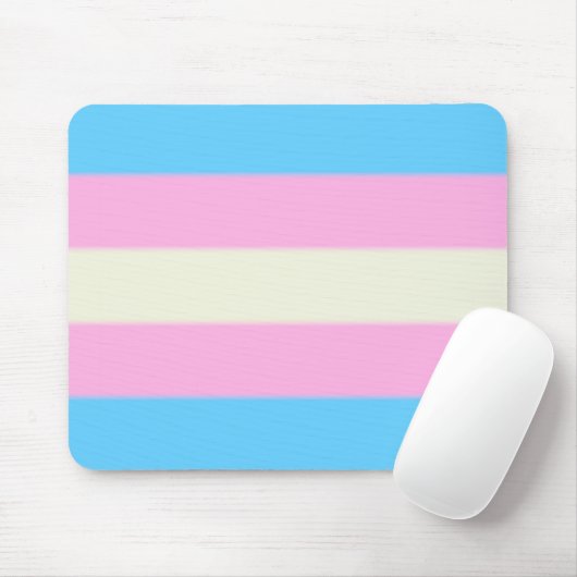 Falln Transgender Pride Flag Muismat (Met muis)